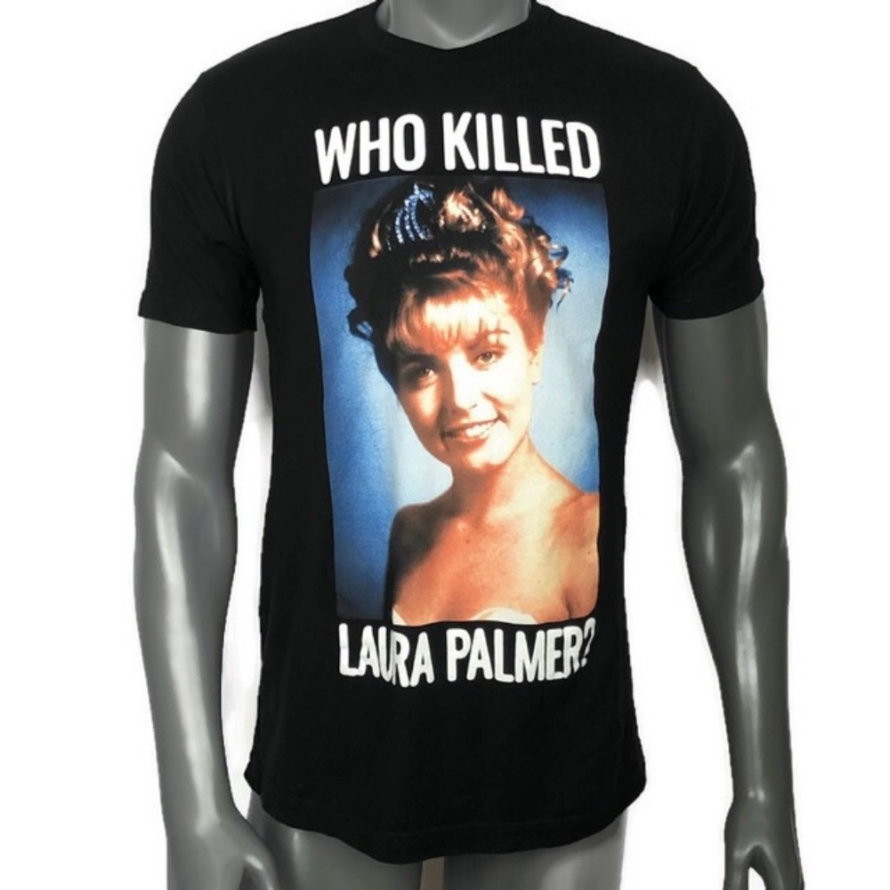 Black T-Shirt "Who Killed Laura Palmer?"